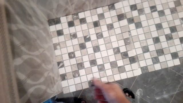 Устройство столешницы под раковину из ГКЛ и мозаики. Сборка под ключ. смотреть онлайн