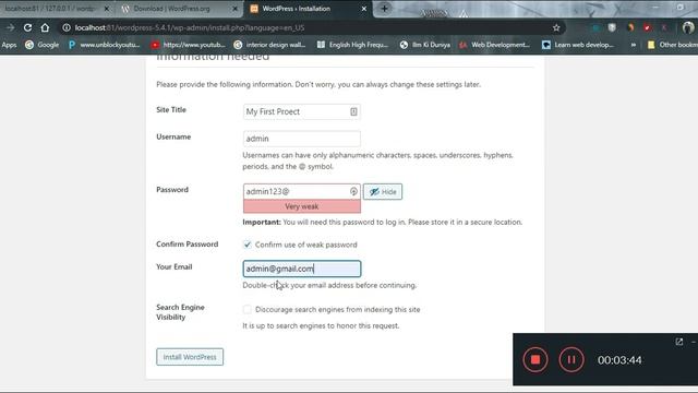 How to install WordPress Manually on localhost | WordPress Installation | WordPress Tutorials смотреть онлайн