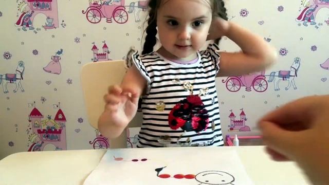 Гусеничка (изучаем цвета и тренируем мелкую моторику)