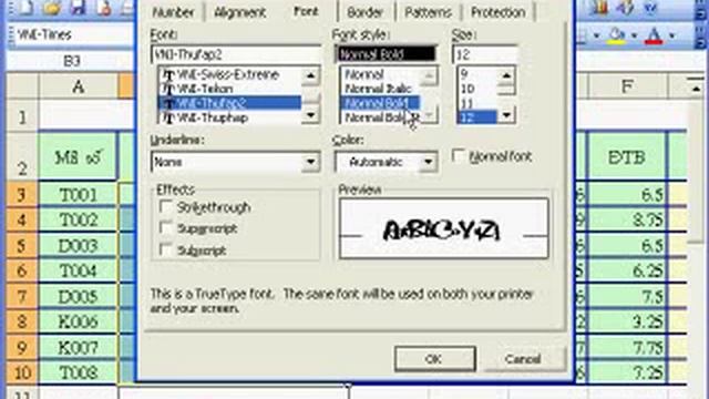hướng dẫn sử dụng MS Excel 2003 phần 4.mp4 смотреть онлайн