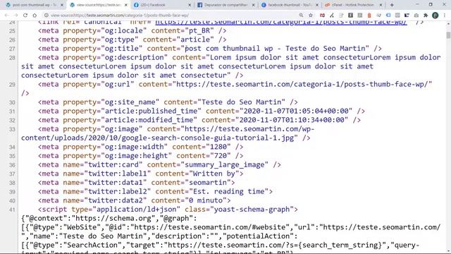 Como corrigir e personalizar o THUMBNAIL que aparece no FACEBOOK de um post Wordpress смотреть онлайн
