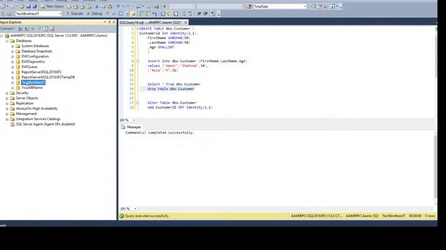 Add identity Column to Table by TSQL and GUI in SQL Server-SQL Server / TSQL Tutorial Part 40 смотреть онлайн