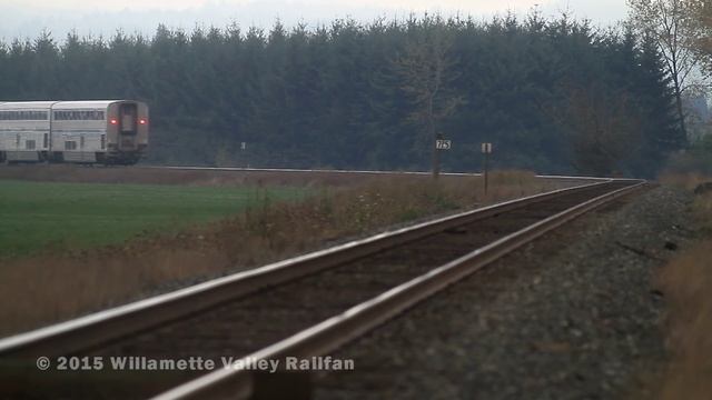 Country Starlights: Amtrak trains #11 & #14 crossing Perkins Road near Salem, Oregon смотреть онлайн