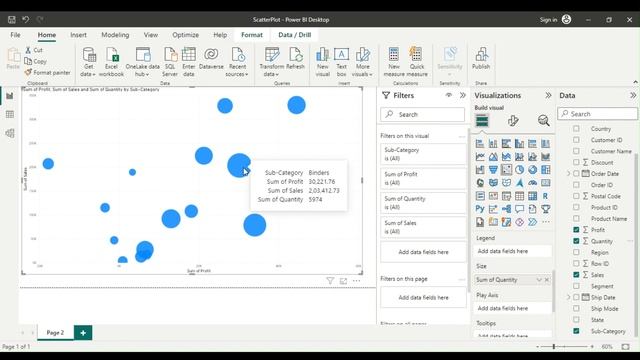 Power BI tutorial on how to create Scatter Plot & Bubble Chart смотреть онлайн