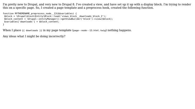 Drupal: Render View in twig template смотреть онлайн