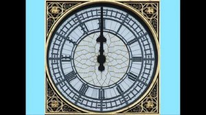 Big Ben (12:00) chimes and clock | Big Ben Digital
