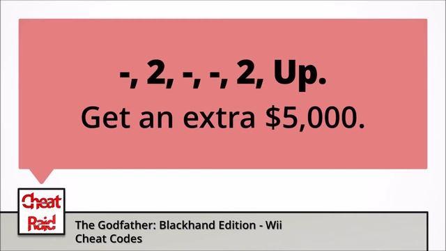 The Godfather: Blackhand Edition Cheat Codes | Wii смотреть онлайн