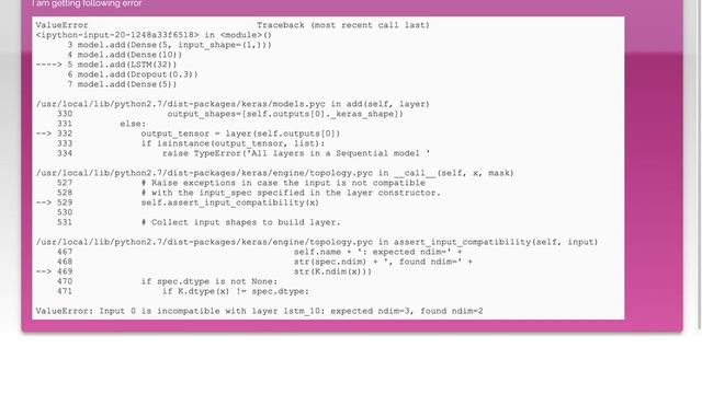 Add dense layer before LSTM layer in keras or Tensorflow? смотреть онлайн