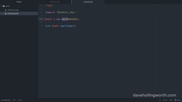 PHP namespaces 7/10: Relativity and the global namespace смотреть онлайн