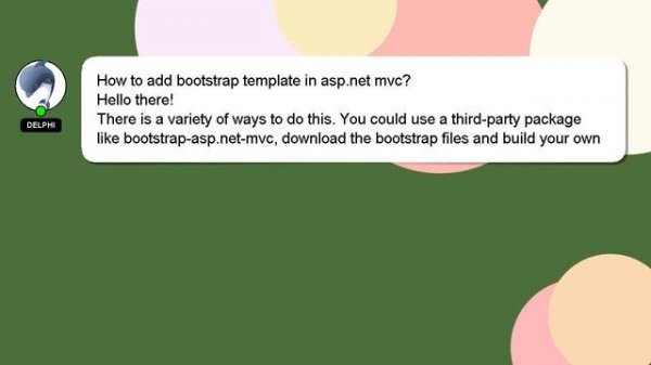 How to add bootstrap template in aspnet mvc?