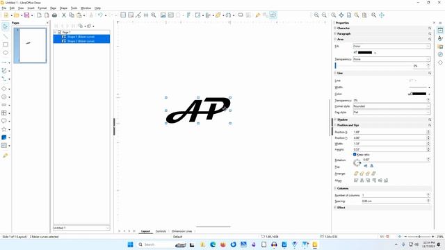 Creating a Logo in LibreOffice Draw смотреть онлайн