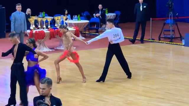 Кубок Столицы 2020 Мирончик - Борисевич Юниоры 2 La 1/2 Pasodoble смотреть онлайн