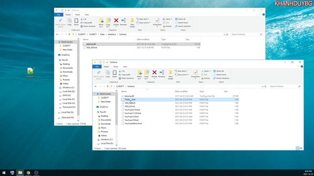 [TLBB] Hướng Dẫn Add Font để Việt Hóa Game Tân Thiên Long Bát Bộ TLBB Private Bản Tiếng Trung