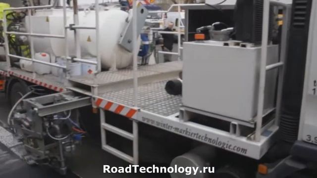 Разметка холодным спрей пластиком WKSP 800 500 WINTER смотреть онлайн