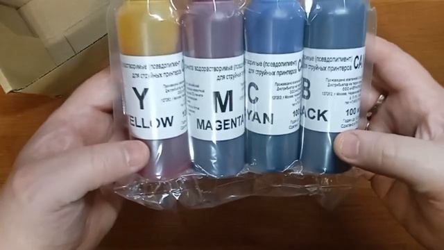 Распаковка с Озона - Чернила для принтера смотреть онлайн
