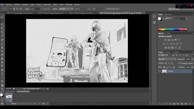 CMYK EN PHOTOSHOP PASO A PASO/SERIGRAFIA/CMYK EN PHOTOSHOP смотреть онлайн