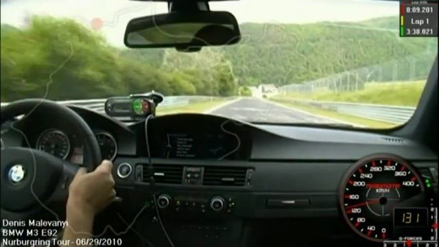 Видео гид по Нюрбургрингу с комментариями на русском