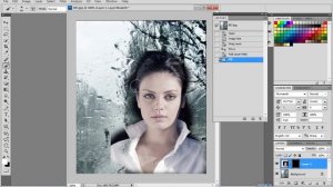 Урок фотошоп  Наложение картинки на картинку 1 Урок