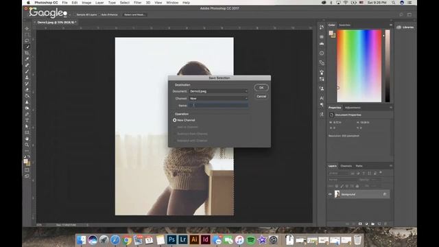 Comm 130: Useful Photoshop Videos: Save and load selections смотреть онлайн