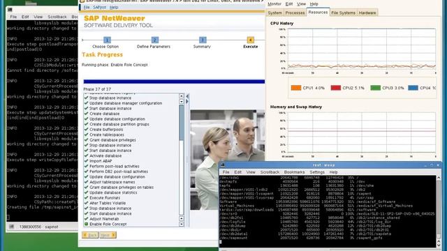 SAP NW 7.40 / DB2 10.5 FP1 Purescale Installation in Oracle Virtual Box 4.3.4 смотреть онлайн