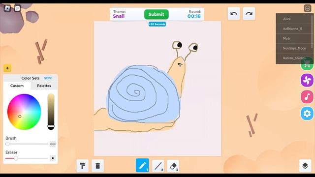 Playing Roblox Speed Draw! смотреть онлайн
