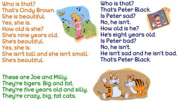 AM IS ARE (TO BE PRESENT) SONG