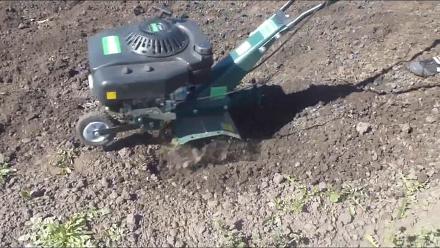 Работа культиватором IronAngel GT400