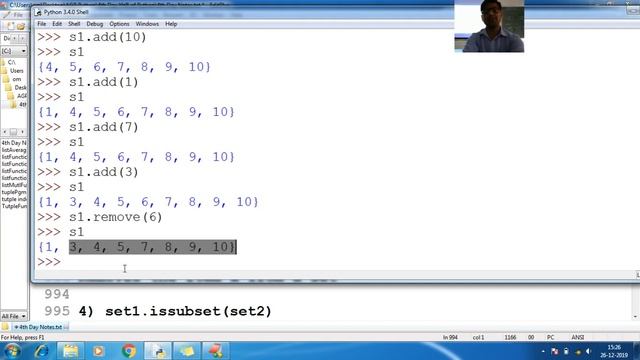 101 Python set methods Python Programming Tutorial for Beginner to Advance With Source Code смотреть онлайн