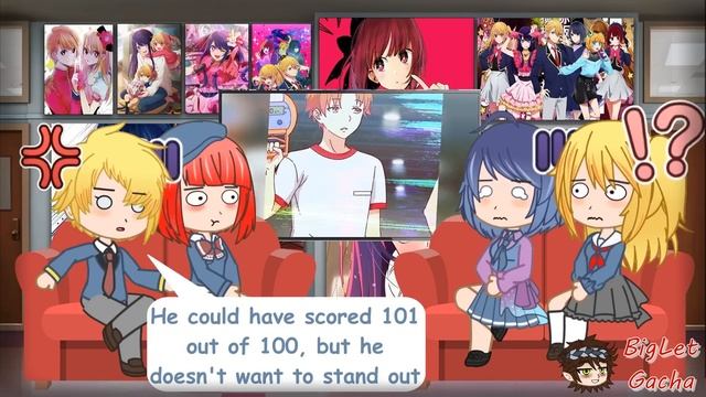 Oshi no ko react to Ayanokoji as father Aqua and Ruby | Full Video смотреть онлайн