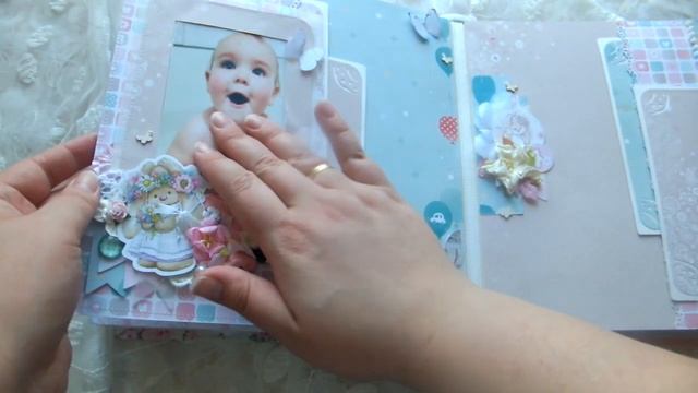 Скрапбукинг фотоальбом "Наша Радость" / альбом для девочки смотреть онлайн
