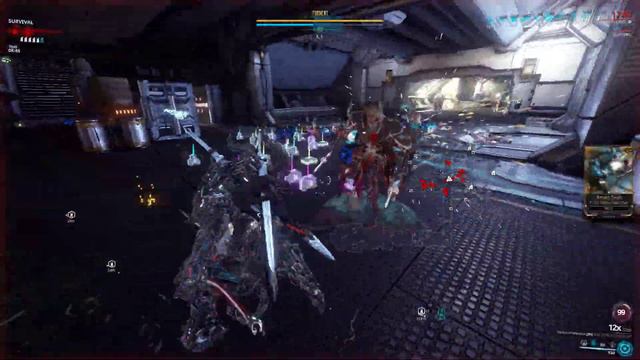 STEEL PATH SURVIVAL GAMEPLAY SOLO NIDUS смотреть онлайн