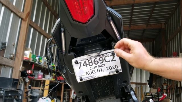 2018 Suzuki GSX250R - Install LED Light Rear Turn Signal Blinkers on a Motorcycle смотреть онлайн