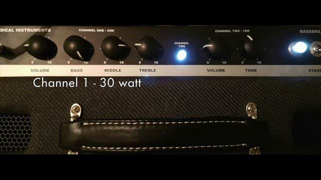 Fender Bassbreaker 18/30 Channel 1 vs 2 Clean sound Strat Bridge pickup смотреть онлайн