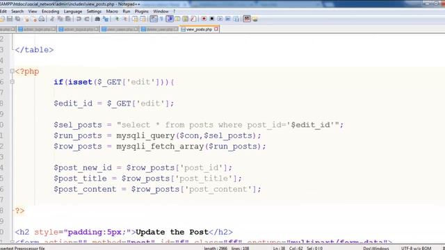 Social Network with PHP in Urdu/Hindi part 46 admin panel view posts смотреть онлайн