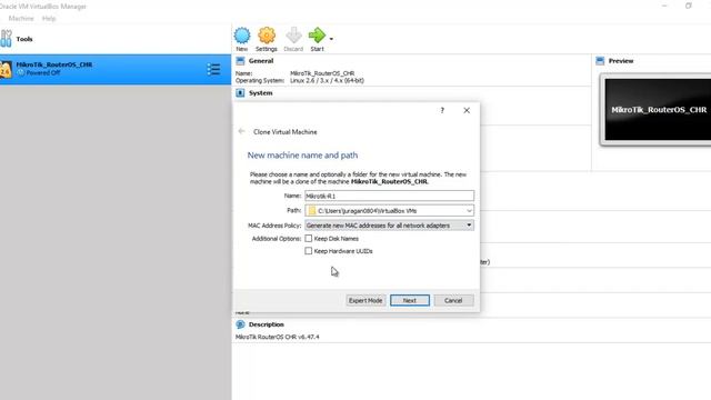 Clone OS Mikrotik Router di Virtual Box смотреть онлайн