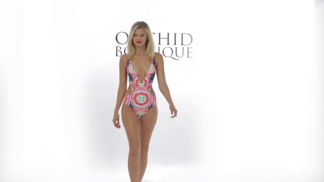 2013 'Pow Wow Monokini' Monokini One-Piece Swimsuit by Mara Hoffman Swimwear смотреть онлайн
