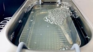 Очистка в ультразвуковой ванне