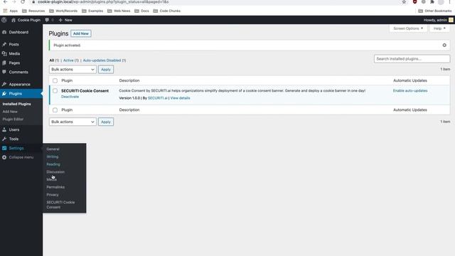 Cookie Consent Wordpress Plugin Installation Guide | Securiti смотреть онлайн