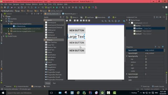 95 Android User Interface layout margin in Android Studio #95 смотреть онлайн