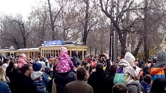 "СЮРПРИЗ!" Праздник Московского трамвая! Часть 1. смотреть онлайн