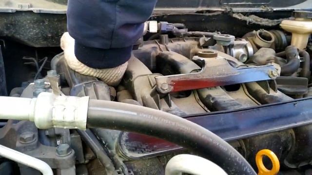 замена свечей зажигания Nissan Qashqai j11 2.0 (Ниссан Кашкай) смотреть онлайн