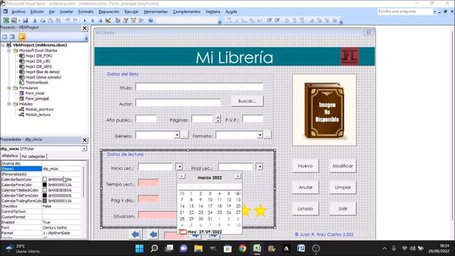 Curso VBA Excel 32. Codificar los objetos Botón de número (SpinButton) y Calendario (DTPicker) смотреть онлайн