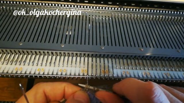 7. Вяжем манжеты.Кардиган пальто жемчужной резинкой.