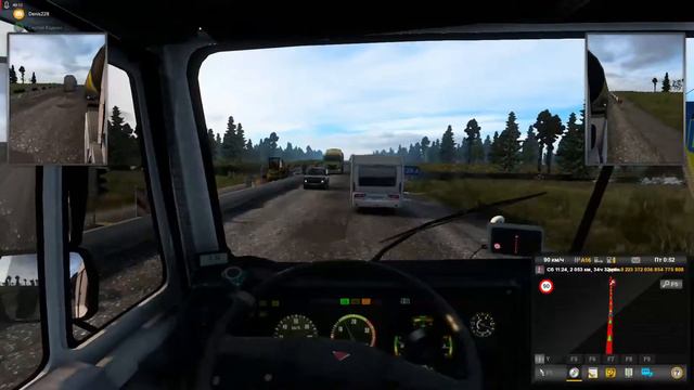 Российские просторы! ETS2 Карта Суровая Россия смотреть онлайн