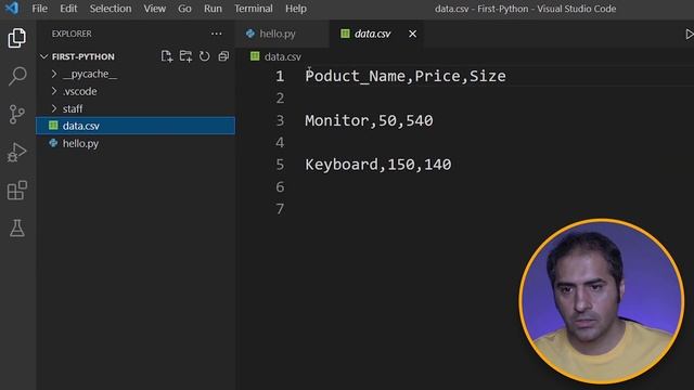 کار با فایلهای CSV | قسمت 36 دوره آموزش زبان پایتون (Python) смотреть онлайн