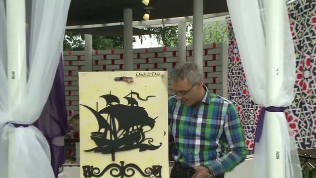 Флюгер большой серии "Оптимус" БФ029 - Парусник смотреть онлайн