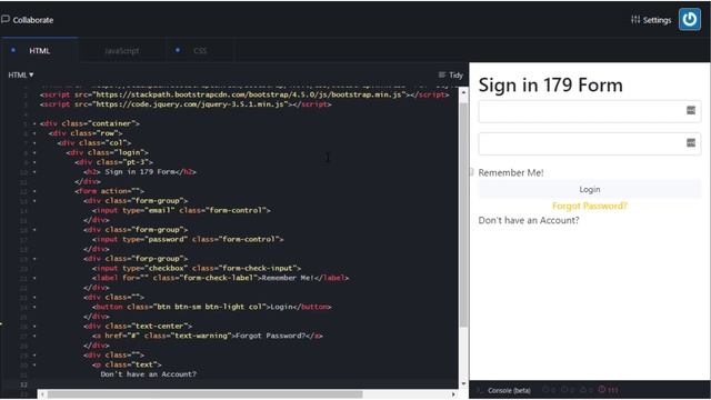 Beautiful Bootstrap 4 Login Cards смотреть онлайн