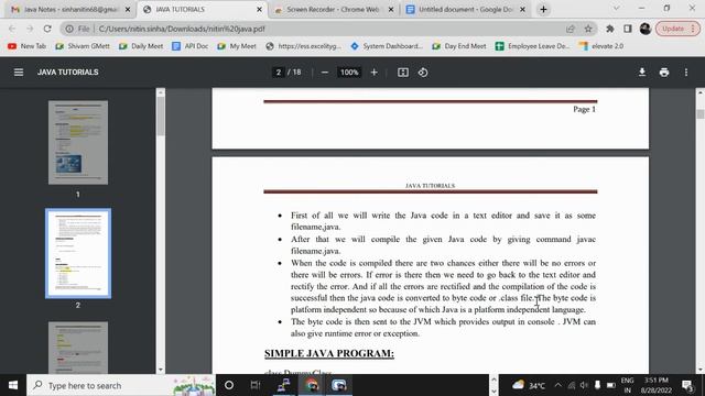 Core Java for beginners - Chapter 3 - First Java Program смотреть онлайн