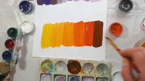 Как смешивать гуашь. Как рисовать, если в наборе всего 6 цветов. Урок по ИЗО для детей от 5 лет