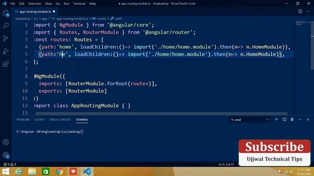 Angular 10 Tutorial #12 Lazy loading in angular || Ujjwal Technical Tips смотреть онлайн